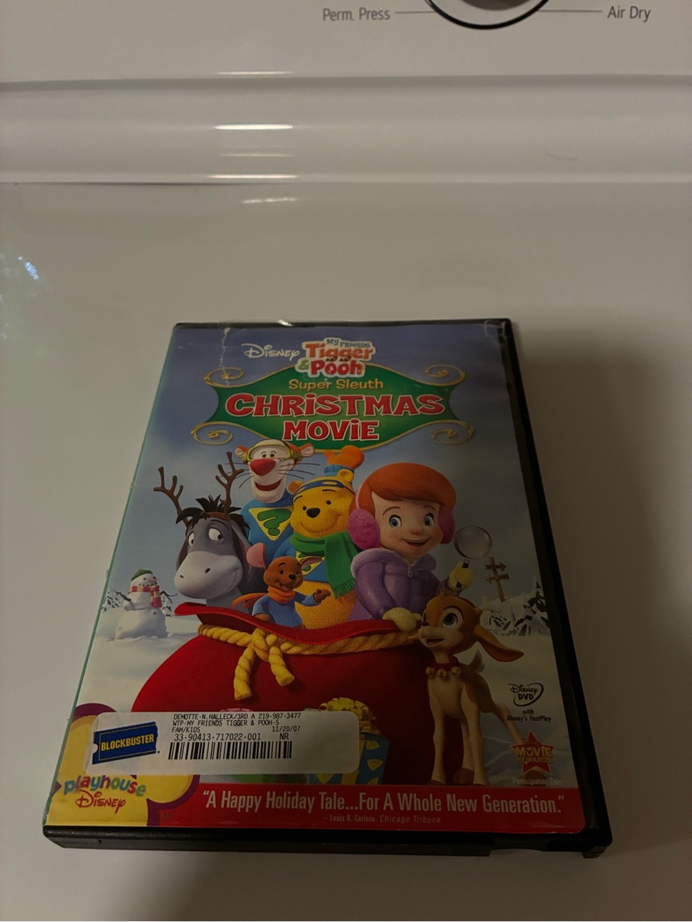 & Other Stories Disney Tigger & Pooh Christmas Movie DVD - Blue, Red, Yellow